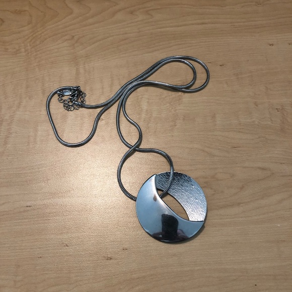 Lia Sophia Silvertone Necklace - Picture 2 of 5